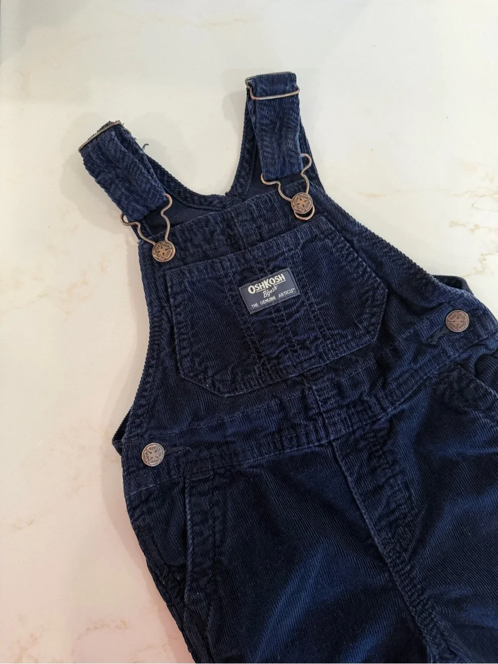 OshKosh B'gosh Navy Corduroy Overalls